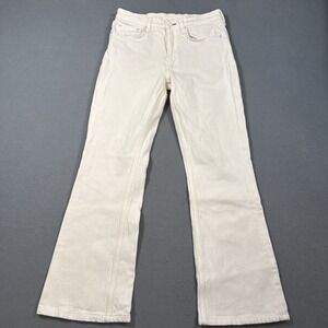 Rag & Bone Jeans Peyton Mid Rise Bootcut Optic White Women 26